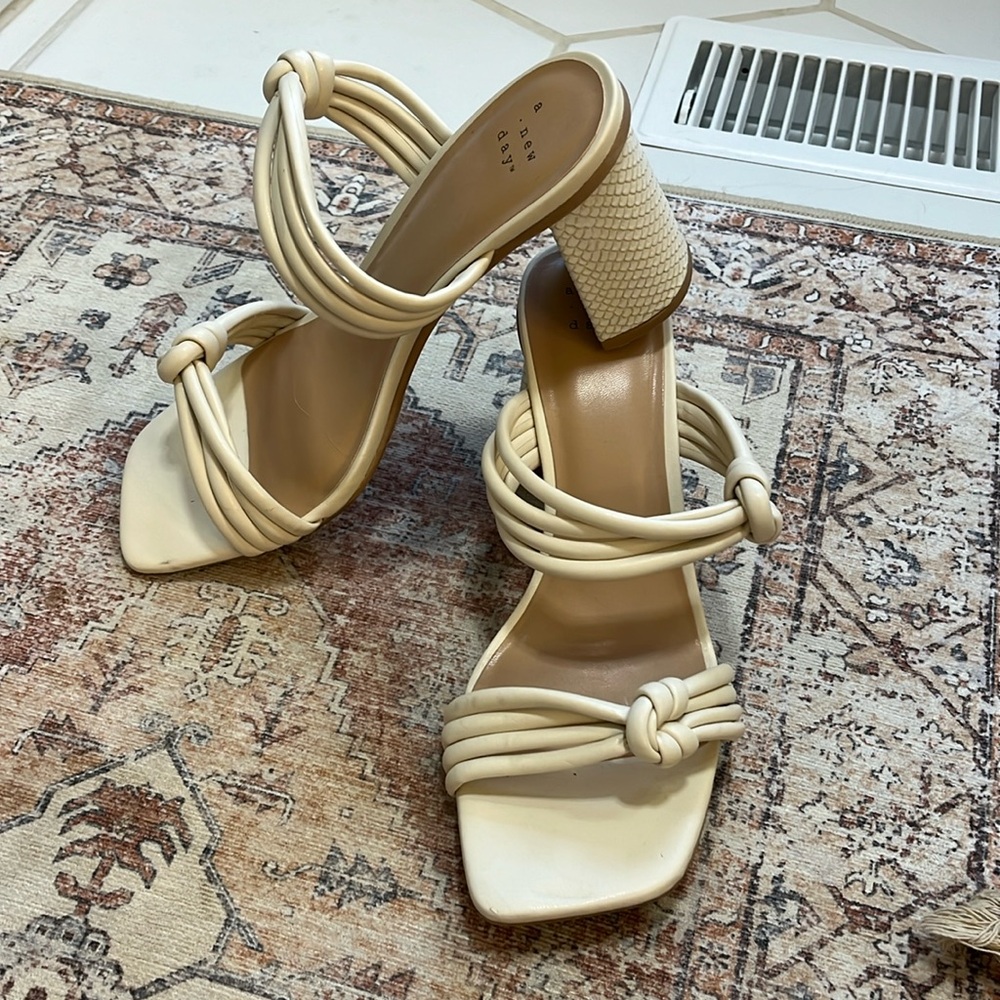 Block Heel Samdals